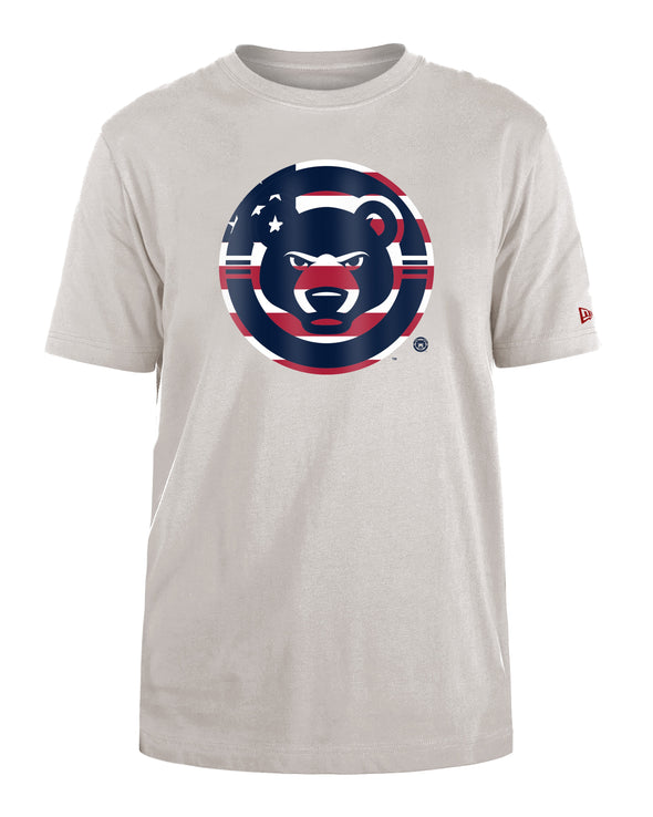 New Era South Bend Cubs July 4th Tan Men's Tee