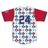 South Bend Cubs 2025 GAME WORN Christmas in July Theme Night Jersey
