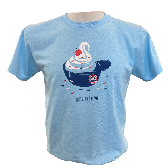South Bend Cubs Baseballism Youth Ice cream Helmet T-shirt
