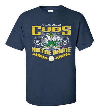 South Bend Cubs/University of Notre Dame Youth Co-Branded T-Shirt
