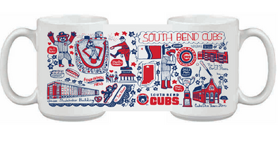 South Bend Cubs Coffee Mug by Julia Gash