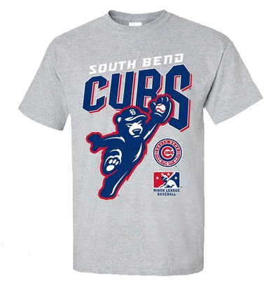 South Bend Cubs Men's Catching Cub Tee