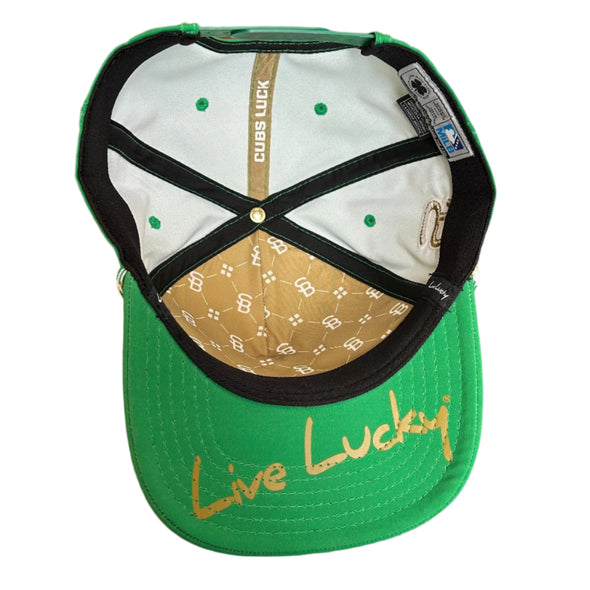 South Bend Cubs Black Clover Green Live Lucky Cap