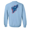 South Bend Cubs Storm Striker Light Blue Crewneck Sweatshirt