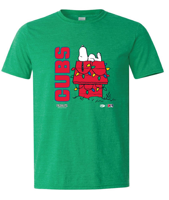 Chicago Cubs Peanuts Christmas Tee