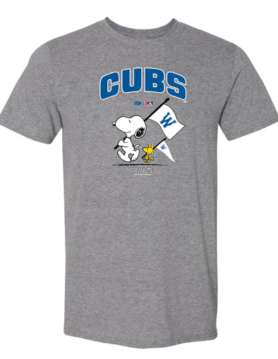 Chicago Cubs Peanuts W Flag Tee