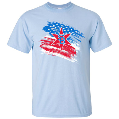 South Bend Cubs Men's Light Blue American T-shirt