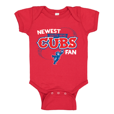 South Bend Cubs Infant Newest Fan Onesie