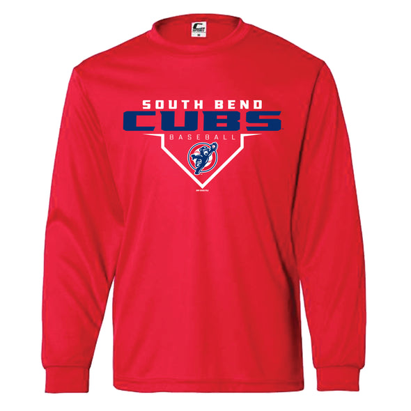 South Bend Cubs Youth Performance LS Tee
