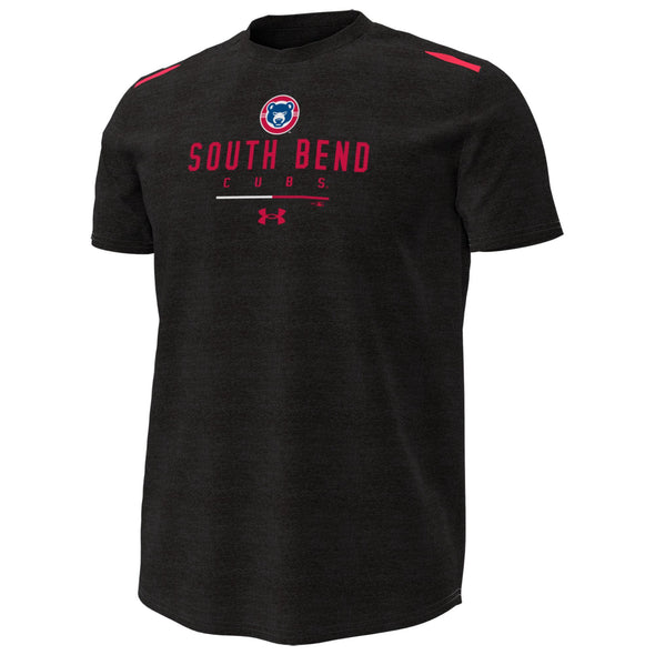 South Bend Cubs Under Armour Black Game Day Tee