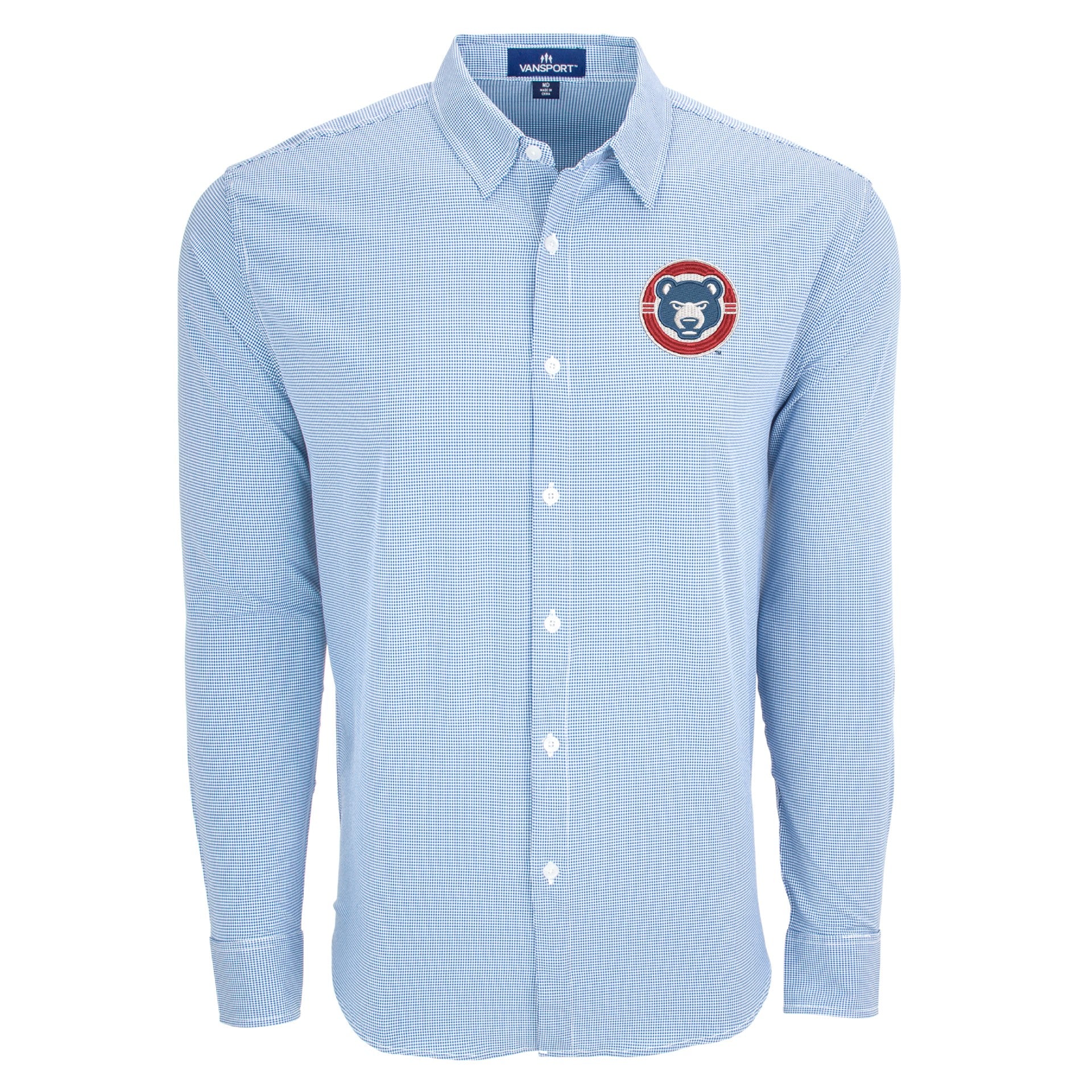 South Bend Cubs Men's Long Sleeve Dress Shirt LG South Bend Cubs Men's Long Sleeve Dress Shirt LG