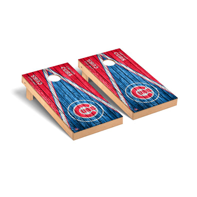 Chicago Cubs 2' x 4' Premium Cornhole Board Set.