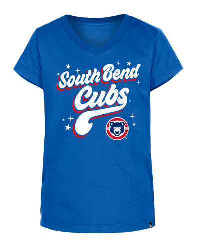 New Era South Bend Cubs Girls Bubble Tee
