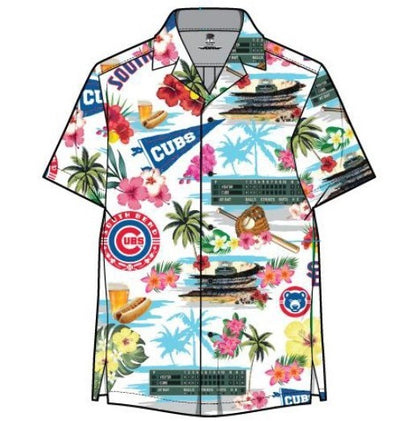 South Bend Cubs Hawaiian Short Sleeve Shirt