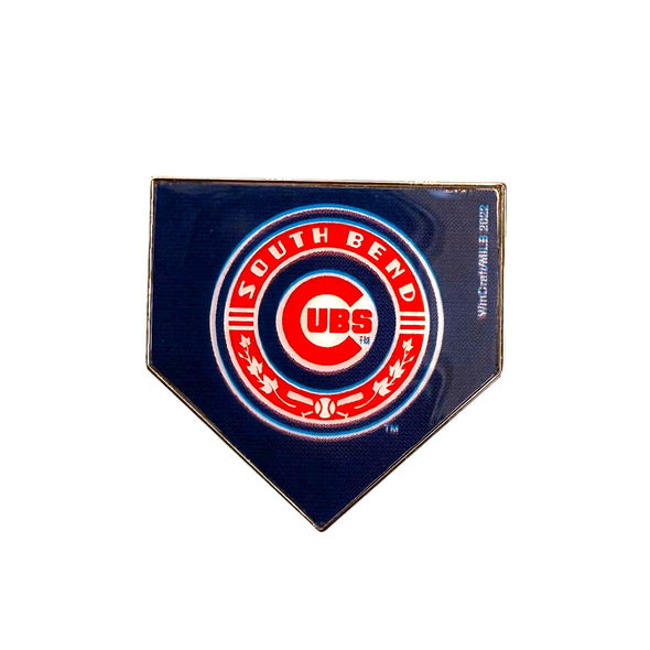 South Bend Cubs Homeplate Lapel Pin