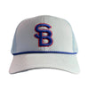 South Bend Cubs Lt. Blue Adjustable Trucker Cap With Rope