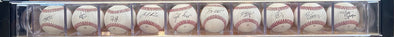 South Bend Cubs 2025 Opening Day Starting Lineup Autographed Baseball Set