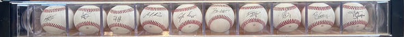 South Bend Cubs 2025 Opening Day Starting Lineup Autographed Baseball Set