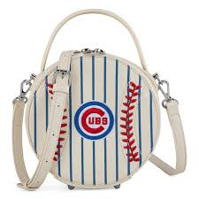 Chicago Cubs Montana West Faux Leather Round Crossbody Bag