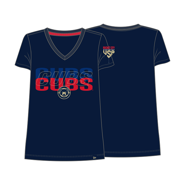 New Era South Bend Cubs Women's Stars & Stripes Tee – Cubs Den Team Store