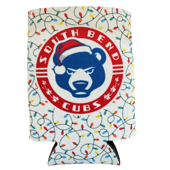 South Bend Cubs Christmas Can Coolie
