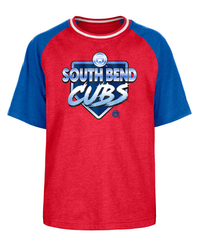 New Era South Bend Cubs Boys 2-Tone Tee