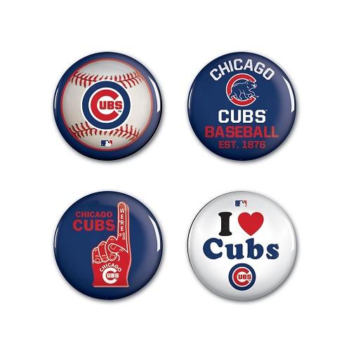 Chicago Cubs 4 pack Pins – Cubs Den Team Store