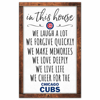 Chicago Cubs "In This House" Sign