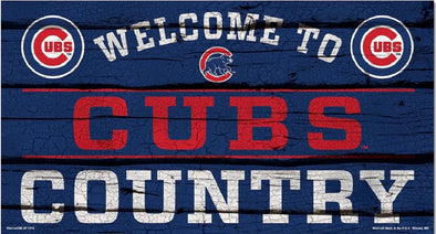 Chicago Cubs "Cubs Country" Wall Sign