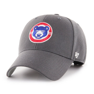 '47 Brand South Bend Cubs MVP Cub Circle Adjustable Cap Charcoal