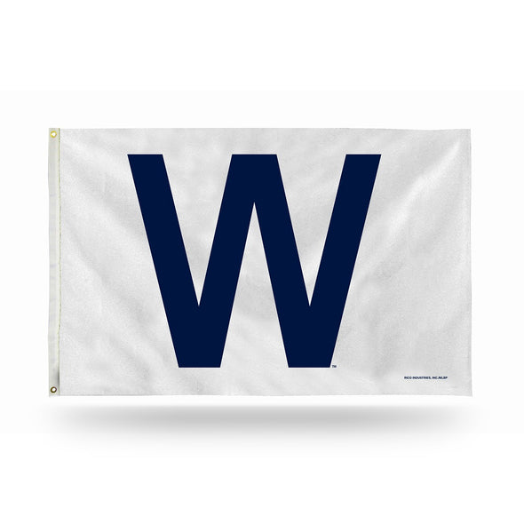 Chicago Cubs 3 x 5' Deluxe W Flag