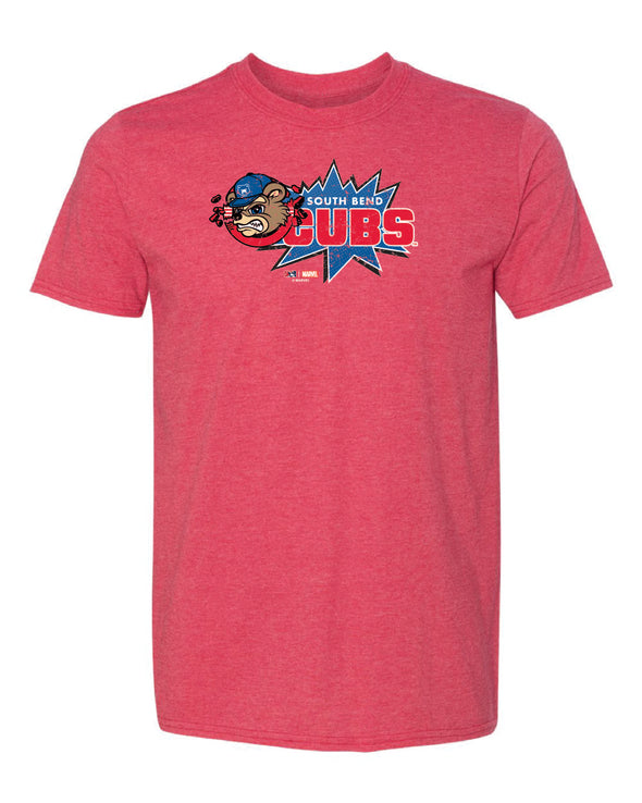 Marvel's Defenders of the Diamond South Bend Cubs Burst T-Shirt