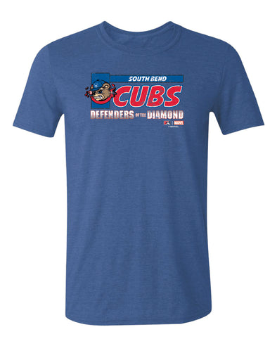 Marvel's Defenders of the Diamond South Bend Cubs DOD T-Shirt
