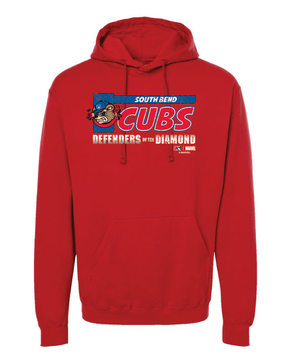 Marvel's Defenders of the Diamond South Bend Cubs Youth DOD Hoodie