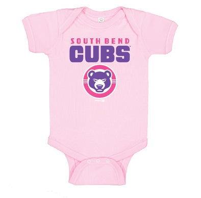Cubs Baby Pink Glitter Jersey