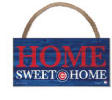 Chicago Cubs "Home Sweet Home" Sign
