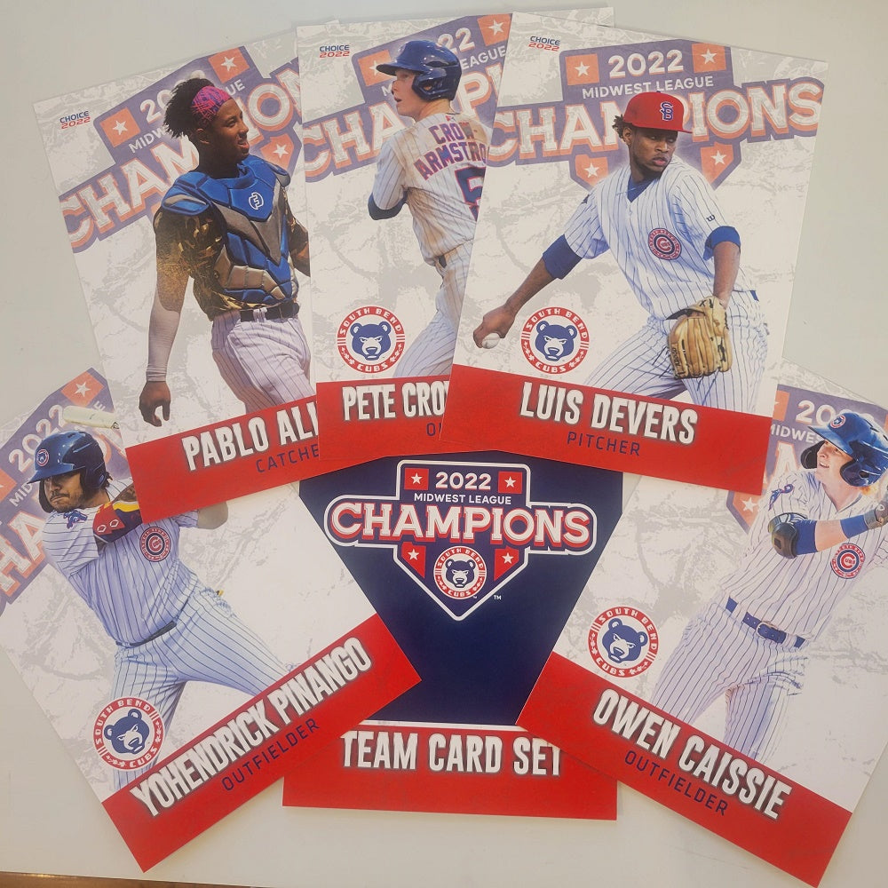 2023 SOUTH BEND CUBS TEAM SET NEW COMPLETE MINORS CHICAGO CUBS SINGLE A